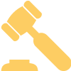 Agency actions gavel icon