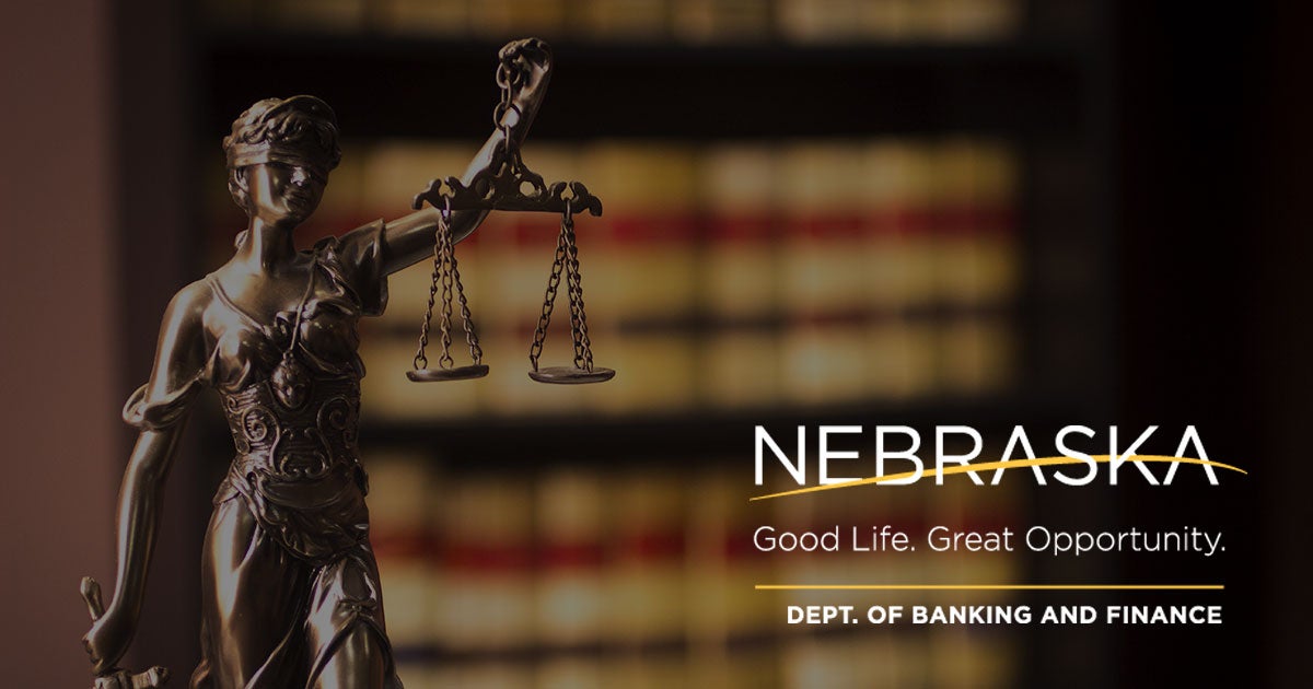 Installment Loan Act | Nebraska Banking and Finance