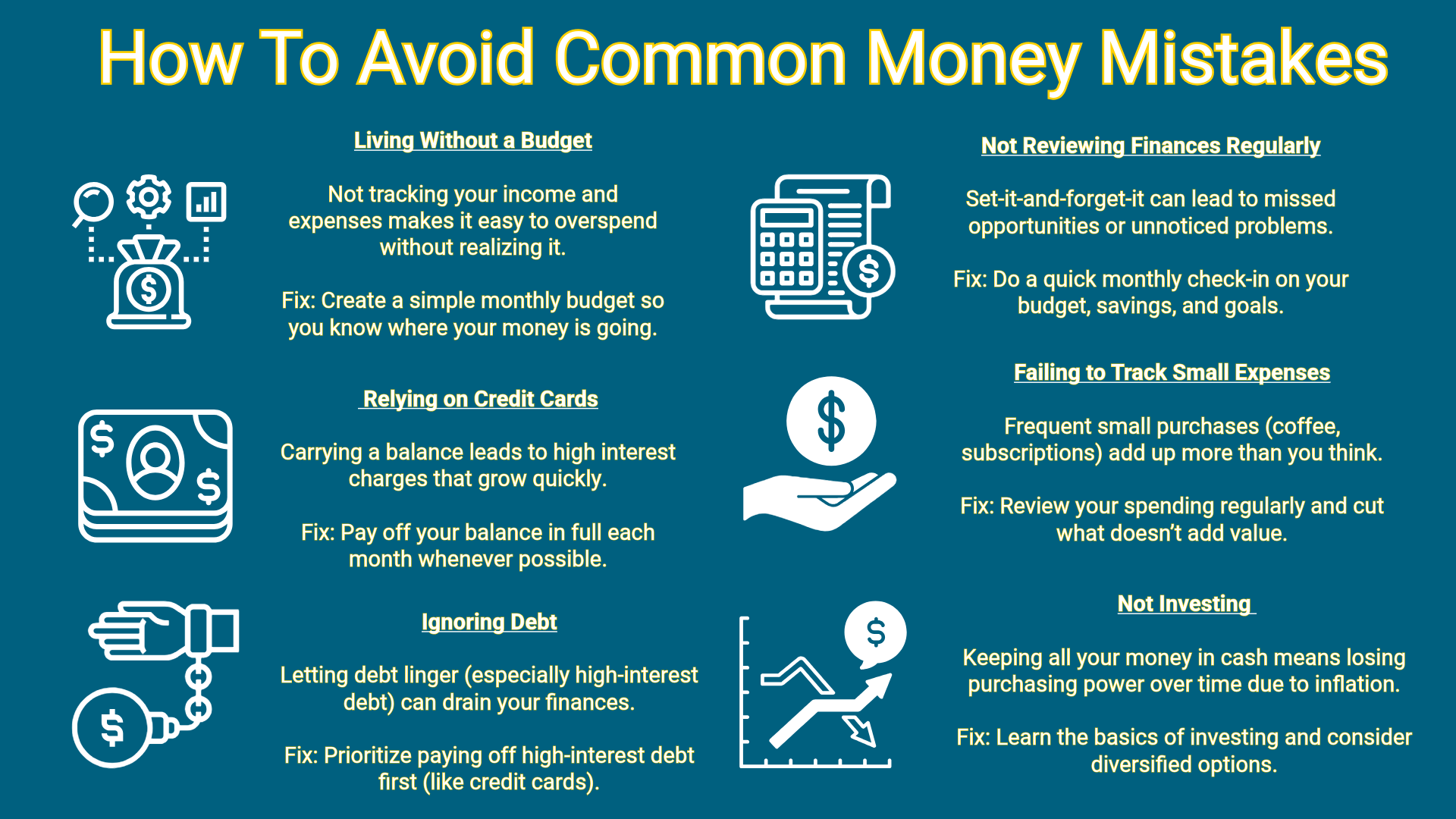 How To Avoid Common Money Mistakes | Nebraska Banking and Finance