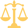 Unicameral statute scale icon